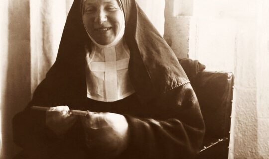 Matka Elżbieta w swoim pokoju w Laskach - 1928 r.