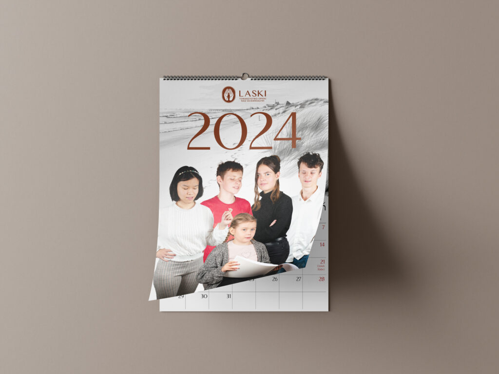 Kalendarz z Lasek na 2024 rok.
