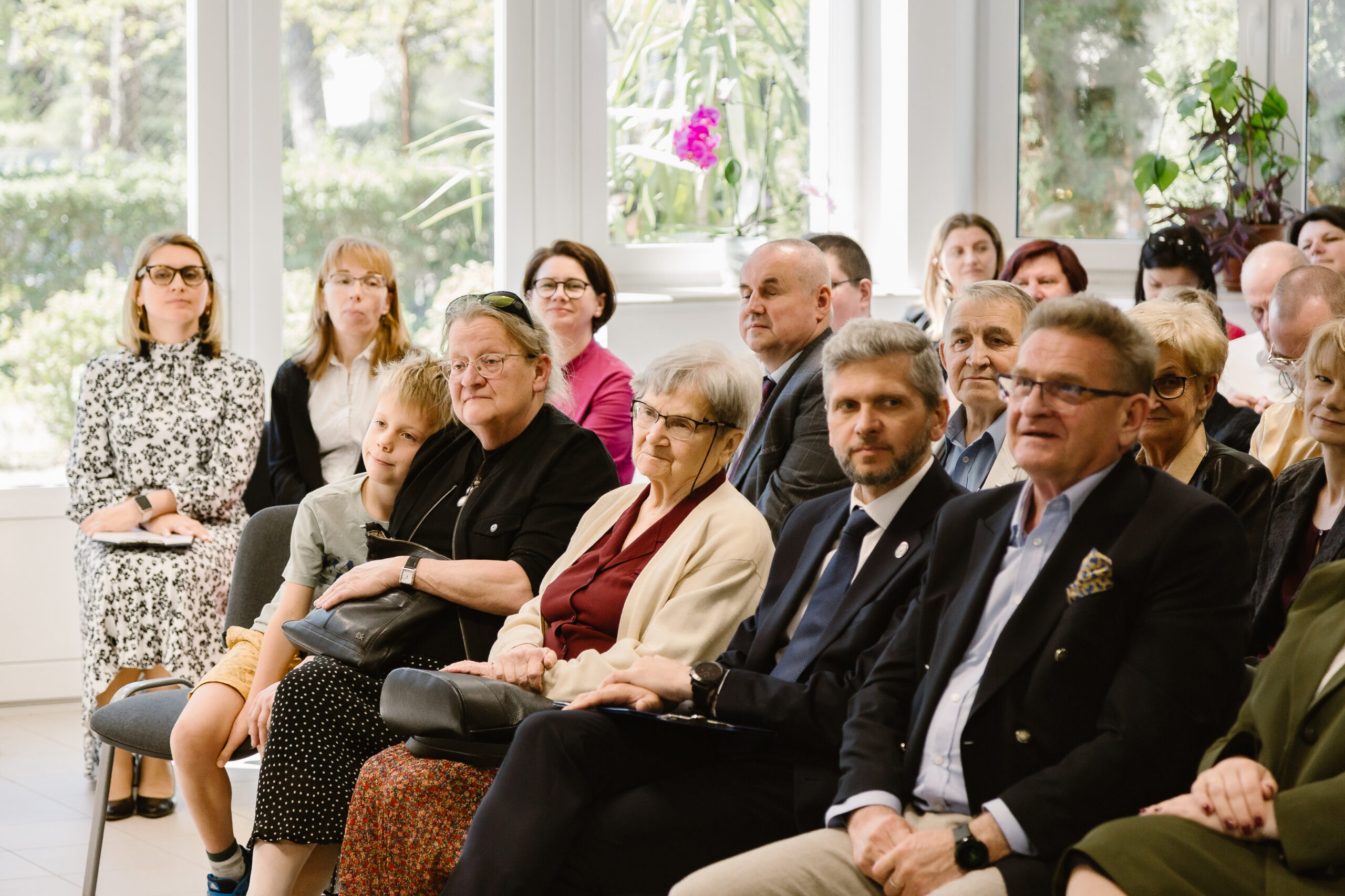 Na widowni siedzą żona i córka Edwina Kowalika.