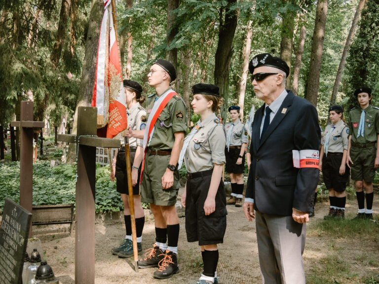 Wyprowadzenie pocztu sztandarowego.