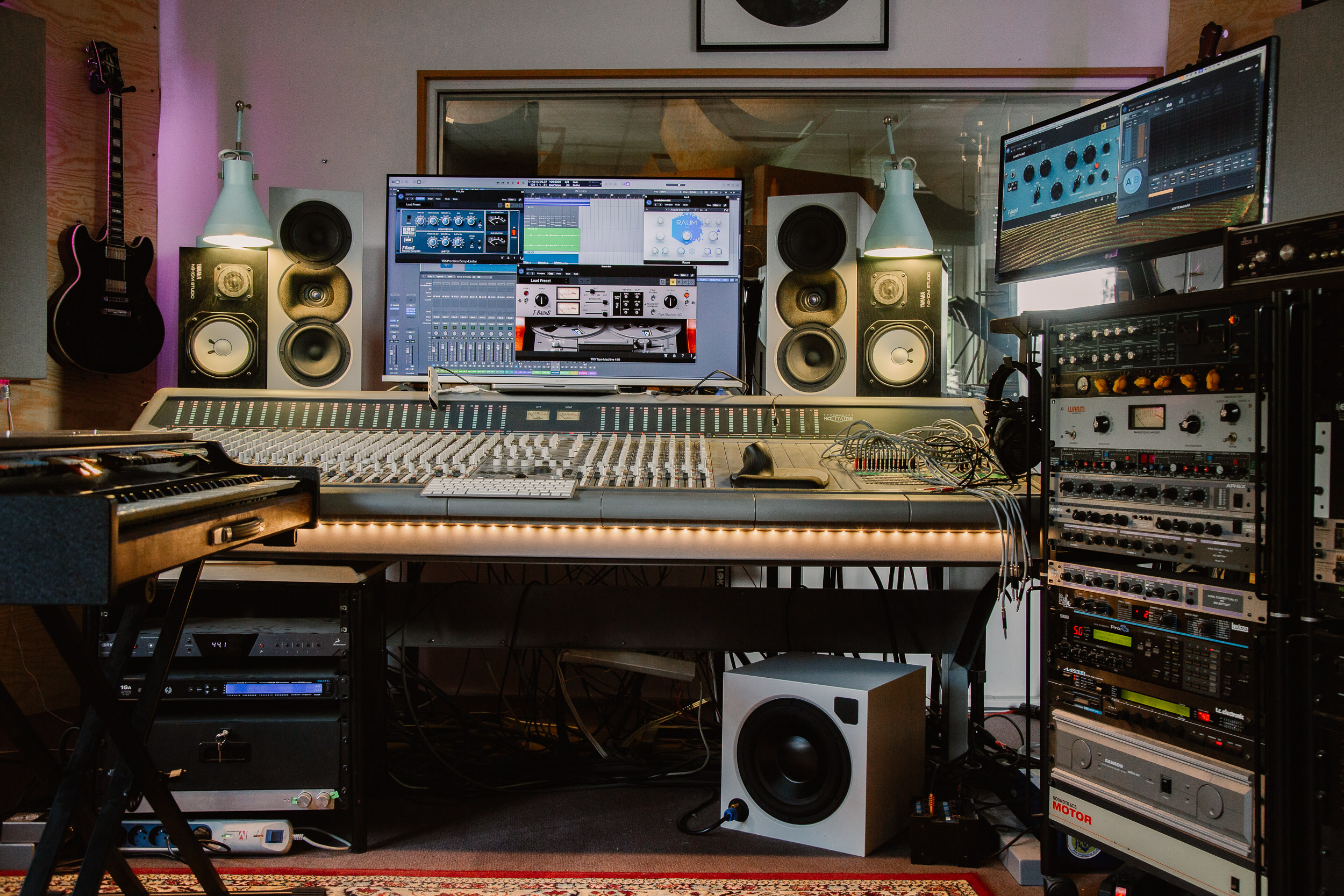Widok na studio.