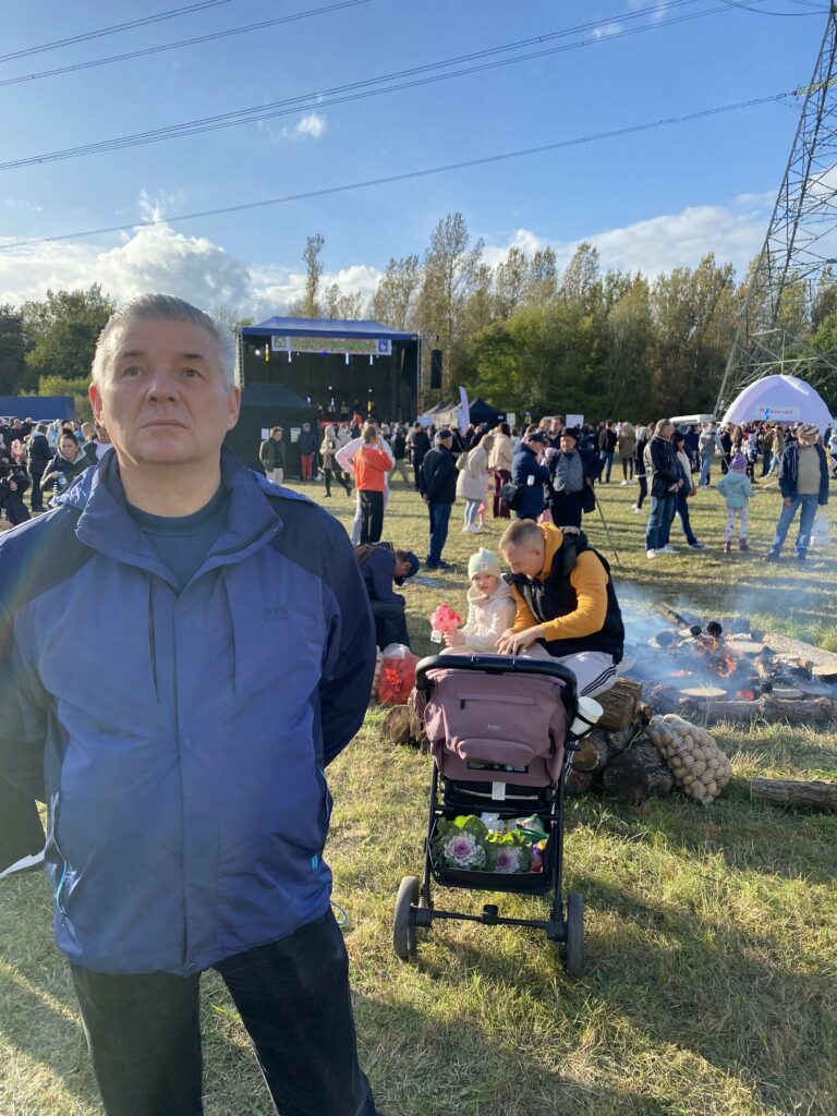 uczestnik podczas festynu